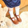 imageGINFIVE Toddler Little Girls Mary Janes Flats Girls Dress Shoes Kids ShoesGf391brown