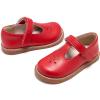 imageGINFIVE Toddler Little Girls Mary Janes Flats Girls Dress Shoes Kids ShoesGf391red