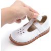imageGINFIVE Toddler Little Girls Mary Janes Flats Girls Dress Shoes Kids ShoesGf391white