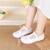 imageGINFIVE Toddler Little Girls Mary Janes Flats Girls Dress Shoes Kids ShoesGf391white