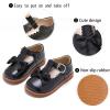 imageGINFIVE Toddler Little Girls Mary Janes Flats Girls Dress Shoes Kids ShoesGf393black