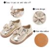 imageGINFIVE Toddler Little Girls Mary Janes Flats Girls Dress Shoes Kids ShoesGf393gold