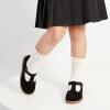 imageGINFIVE Toddler Little Girls Mary Janes Flats Girls Dress Shoes Kids ShoesGf655 Black