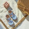 imageGINFIVE Toddler Little Girls Mary Janes Flats Girls Dress Shoes Kids ShoesGg01blue