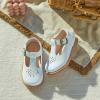imageGINFIVE Toddler Little Girls Mary Janes Flats Girls Dress Shoes Kids ShoesGg01white