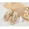 imageGINFIVE Toddler Little Girls Mary Janes Flats Girls Dress Shoes Kids ShoesGg04gold