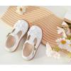 imageGINFIVE Toddler Little Girls Mary Janes Flats Girls Dress Shoes Kids ShoesGg04white