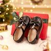 imageGINFIVE Toddler Little Girls Mary Janes Flats Girls Dress Shoes Kids ShoesGg06black