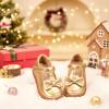 imageGINFIVE Toddler Little Girls Mary Janes Flats Girls Dress Shoes Kids ShoesGg06gold