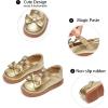 imageGINFIVE Toddler Little Girls Mary Janes Flats Girls Dress Shoes Kids ShoesGg06gold