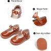 imageGINFIVE Toddler Little Girls Mary Janes Flats Girls Dress Shoes Kids ShoesGg10brown