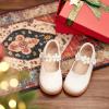 imageGINFIVE Toddler Little Girls Mary Janes Flats Girls Dress Shoes Kids ShoesGg10white