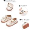 imageGINFIVE Toddler Little Girls Mary Janes Flats Girls Dress Shoes Kids ShoesGn50off White