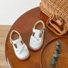 imageGINFIVE Toddler Little Girls Mary Janes Flats Girls Dress Shoes Kids ShoesGn50white