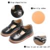 imageGINFIVE Toddler Little Girls Mary Janes Flats Girls Dress Shoes Kids ShoesGx82  Black