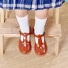 imageGINFIVE Toddler Little Girls Mary Janes Flats Girls Dress Shoes Kids ShoesGx82  Brown