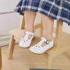 imageGINFIVE Toddler Little Girls Mary Janes Flats Girls Dress Shoes Kids ShoesGx82  White