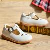 imageGINFIVE Toddler Little Girls Mary Janes Flats Girls Dress Shoes Kids ShoesGx82  White