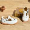imageGINFIVE Toddler Little Girls Mary Janes Flats Girls Dress Shoes Kids ShoesGx82  White