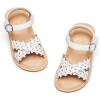 imageGINFIVE Toddler Girls Sandals Girls Toddler Sandals Little Girls Kids ShoesGg35white