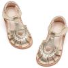 imageGINFIVE Toddler Girls Sandals Girls Toddler Sandals Little Girls Kids ShoesGg52gold