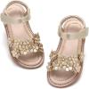 imageGINFIVE Toddler Girls Sandals Girls Toddler Sandals Little Girls Kids ShoesGn08gold