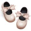 imageGINFIVE Toddler Little Girls Mary Janes Flats Girls Dress Shoes Kids ShoesGn54nude