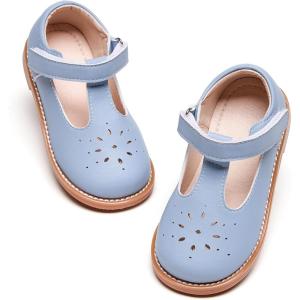 imageGINFIVE Toddler Girls Dress Shoes Little Kids Flats School Mary Janes ShoesGn52blue