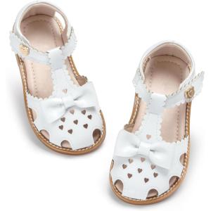 imageGINFIVE Toddler Girls Sandals Girls Toddler Sandals Little Girls Kids ShoesGg20white