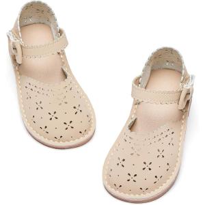 imageGINFIVE Toddler Girls Sandals Girls Toddler Sandals Little Girls Kids ShoesGg21apricot