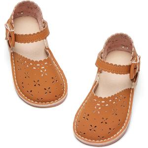 imageGINFIVE Toddler Girls Sandals Girls Toddler Sandals Little Girls Kids ShoesGg21brown