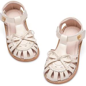 imageGINFIVE Toddler Girls Sandals Girls Toddler Sandals Little Girls Kids ShoesGg24apricot