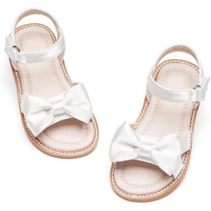 imageGINFIVE Toddler Girls Sandals Girls Toddler Sandals Little Girls Kids ShoesGg32white