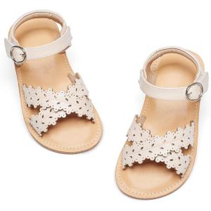 imageGINFIVE Toddler Girls Sandals Girls Toddler Sandals Little Girls Kids ShoesGg35apricot