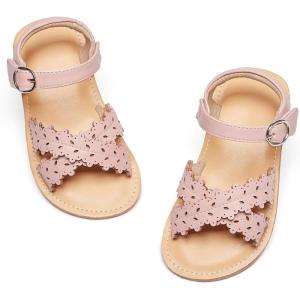 imageGINFIVE Toddler Girls Sandals Girls Toddler Sandals Little Girls Kids ShoesGg35pink