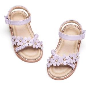imageGINFIVE Toddler Girls Sandals Girls Toddler Sandals Little Girls Kids ShoesGg36purple