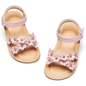 imageGINFIVE Toddler Girls Sandals Girls Toddler Sandals Little Girls Kids ShoesGg37pink