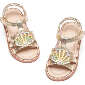 imageGINFIVE Toddler Girls Sandals Girls Toddler Sandals Little Girls Kids ShoesGg38gold