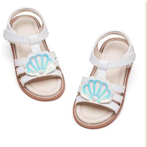imageGINFIVE Toddler Girls Sandals Girls Toddler Sandals Little Girls Kids ShoesGg38white