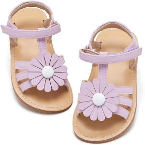 imageGINFIVE Toddler Girls Sandals Girls Toddler Sandals Little Girls Kids ShoesGn05purple