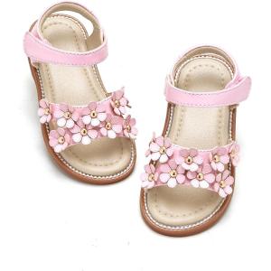 imageGINFIVE Toddler Girls Sandals Girls Toddler Sandals Little Girls Kids ShoesGn08pink