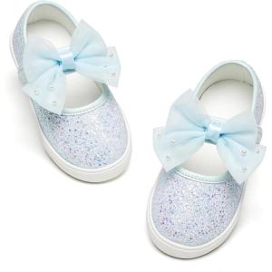imageGINFIVE Toddler Girls Sneakers Little Girls Slip On Shoes School Sneakers ToddlerGm07blue