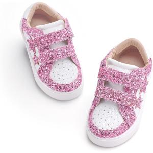 imageGINFIVE Toddler Girls Sneakers Little Girls Slip On Shoes School Sneakers ToddlerGm08pink