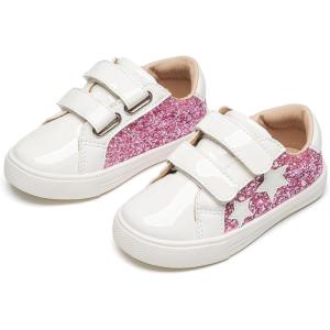 imageGINFIVE Toddler Girls Sneakers Little Girls Slip On Shoes School Sneakers ToddlerGm09pink