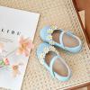 imageGINFIVE Toddler Girls Dress Shoes Little Girls Mary Janes Ballerina Flats Shoes ToddlerGf383blue