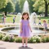 imageGINFIVE Toddler Girls Dress Shoes Little Girls Mary Janes Ballerina Flats Shoes ToddlerGf383purple