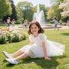 imageGINFIVE Toddler Girls Dress Shoes Little Girls Mary Janes Ballerina Flats Shoes ToddlerGf383white
