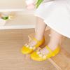 imageGINFIVE Toddler Girls Dress Shoes Little Girls Mary Janes Ballerina Flats Shoes ToddlerGf383yellow