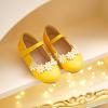 imageGINFIVE Toddler Girls Dress Shoes Little Girls Mary Janes Ballerina Flats Shoes ToddlerGf383yellow