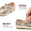 imageGINFIVE Toddler Girls Dress Shoes Little Girls Mary Janes Ballerina Flats Shoes ToddlerGg12gold
